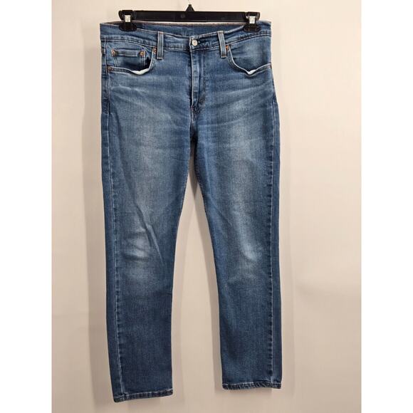 Levi Strauss 511 Jeans Men's 33 X 30 Denim 5-Pockets Slim Fit Stretch Blue - Picture 1 of 4
